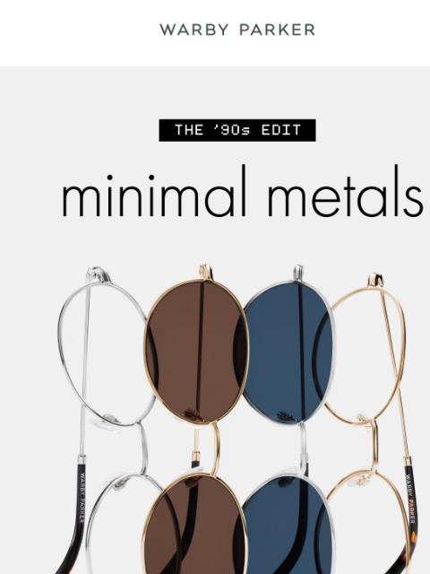 warbyparker newsletter: They’re very 1996
