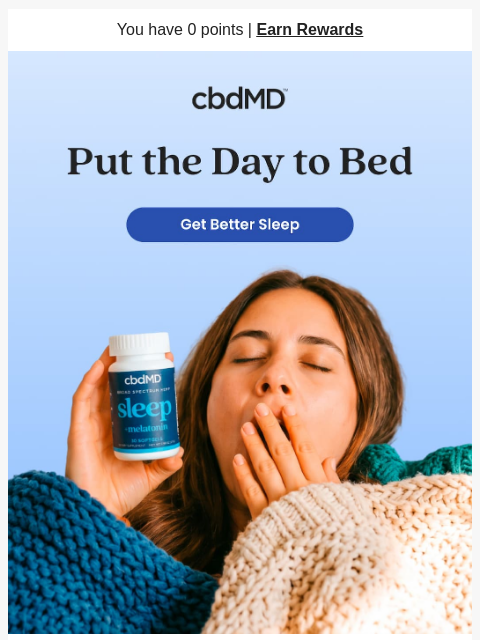 cbdmd newsletter: Skip the Doomscroll Tonight
