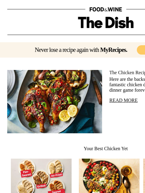 foodandwine newsletter: The Chicken Recipe That Changed My Life