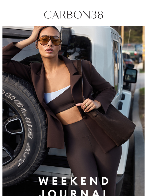 carbon38 newsletter: Long weekend plans?