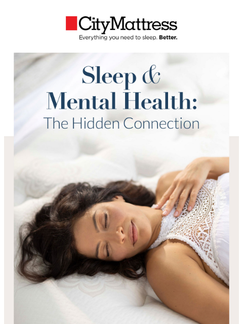 citymattress newsletter: World Mental Health Day: Why Sleep Matters 💤