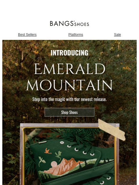bangsshoes newsletter: [New] Emerald Mountain 💚🐉⛰️