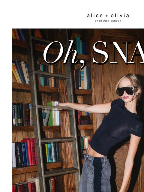 aliceandolivia newsletter: The Snap Jeans