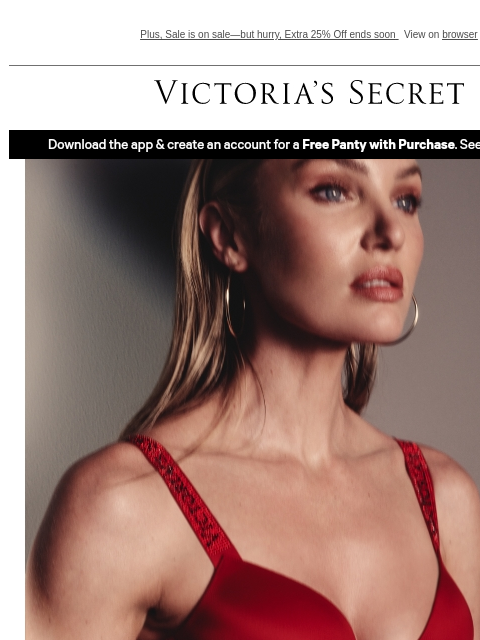 victoriassecret newsletter: Inside: Our #1 Push-Up Bra