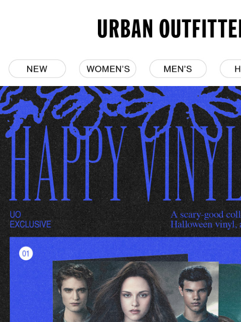 urbanoutfitters newsletter: UO Exclusive: happy π VINYLween