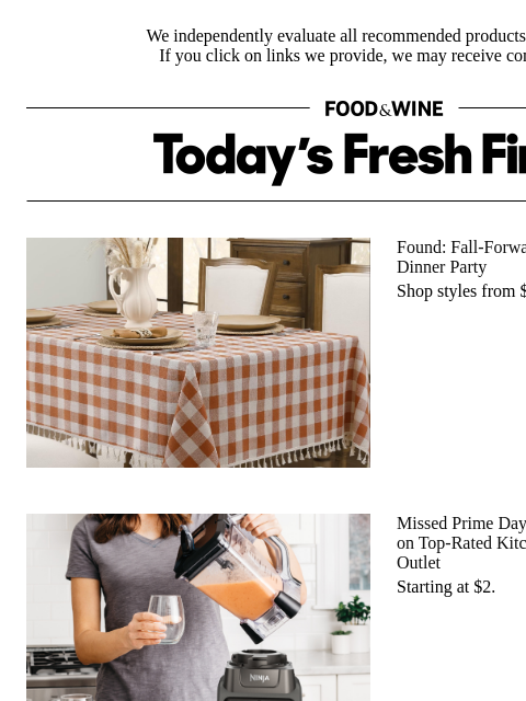 foodandwine newsletter: Prime Day Is Over, but There Are Still Huge Deals ...