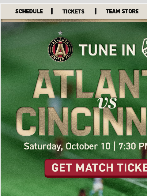 atlutd newsletter: It's Matchday | TONIGHT 7:30 pm