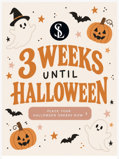 spearmintlove newsletter: 🎃 Only 3 Weeks Until Halloween!