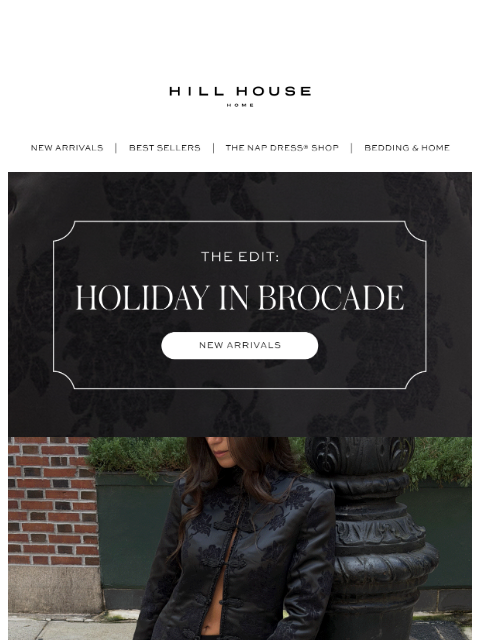 hillhousehome newsletter: The Holiday Brocade Collection