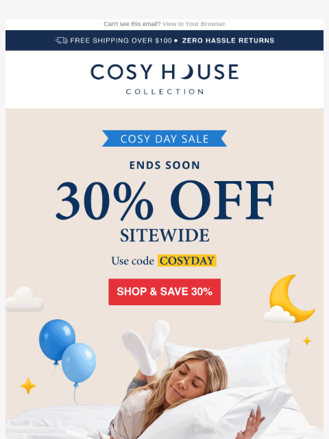 cosyhousecollection newsletter: Your 30% OFF Expires Soon ⏰