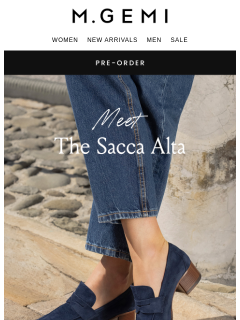 mgemi newsletter: Pre-Order Our New Heeled Loafer