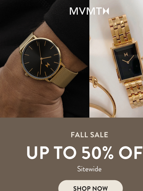 mvmt newsletter: Dress Watches Now Up to 50% Off