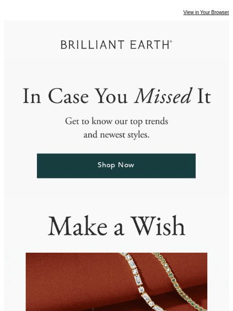 brilliantearth newsletter: ICYMI: This week's highlights