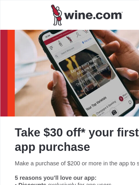 Download our app to unlock exclusive discounts and explore the world of wine on the go – no passport required. | ͏ ‌ ﻿ ͏ ‌ ﻿ ͏ ‌ ﻿ ͏ ‌ ﻿ ͏ ‌ ﻿ ͏ ‌ ﻿ ͏ ‌ ﻿ ͏ ‌ ﻿ ͏ ‌ ﻿ ͏ ‌ ﻿ ͏ ‌ ﻿ ͏ ‌ ﻿ ͏ ‌ ﻿ ͏ ‌ ﻿ ͏ ‌