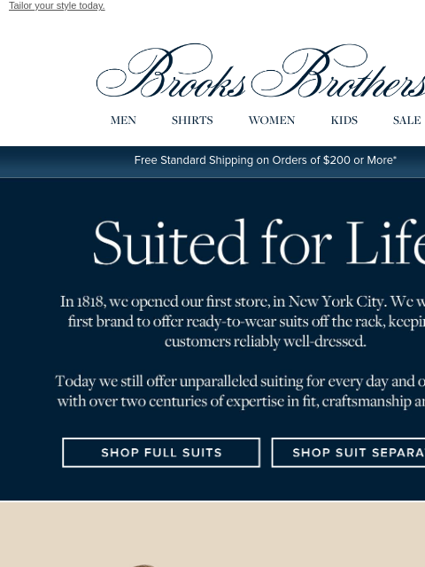 brooksbrothers newsletter: Why Brooks Brothers suits are the very best