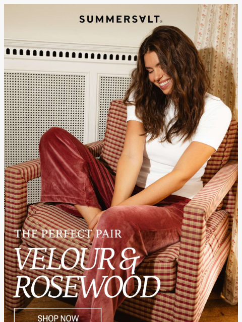 summersalt newsletter: The velour everyone’s after