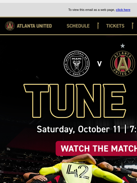 atlutd newsletter: Watch TONIGHT 📺 7:45pm