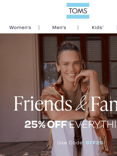 toms newsletter: Take 25% Off Seasonal Prints 🎃