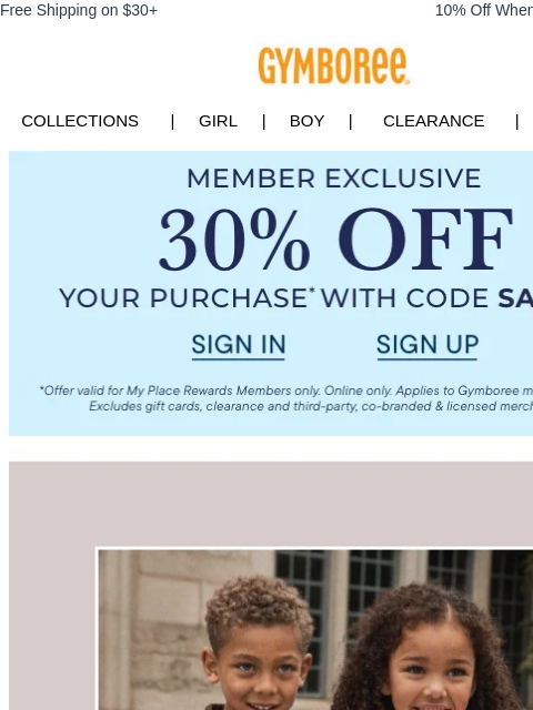 gymboree newsletter: โจEXTRAโจ30% Off Cozy Sweaters