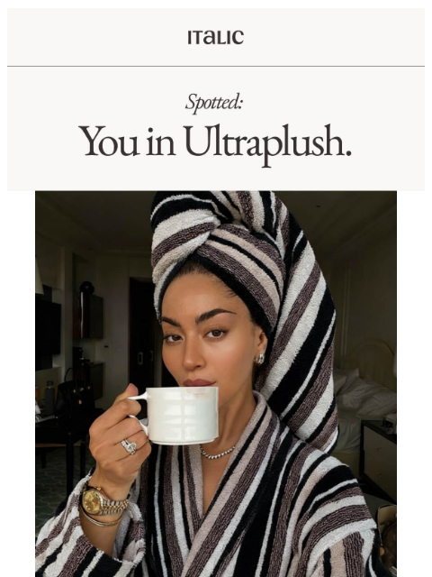 italic newsletter: The Resort Robe You Couldn’t Stop Thinking About