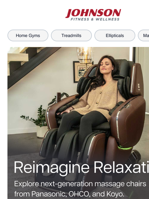johnsonfit newsletter: Discover Panasonic, OHCO & Koyo massage chairs at ...