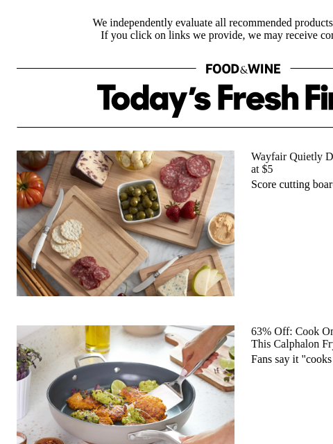 foodandwine newsletter: Busy Shoppers Swear by This 63%-Off Pan for 'Easy'...