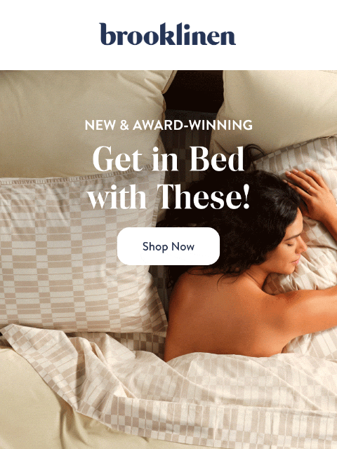brooklinen newsletter: Get In Bed with These!