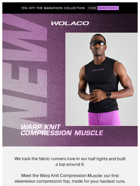 wolaco newsletter: NEW | COMPRESSION TOPS ARE HERE 👀