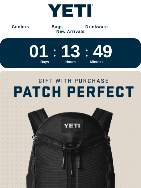 yeti newsletter: Last Chance For A Free Collectors’ Patch