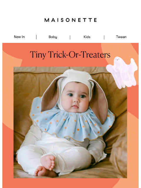 maisonette newsletter: Their Very First Halloween 👻