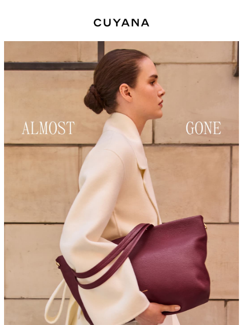 cuyana newsletter: Last Call for Cherry