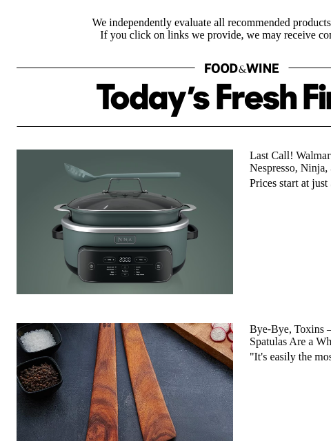 foodandwine newsletter: Save on a Brand-New Ninja Appliance and a KitchenA...