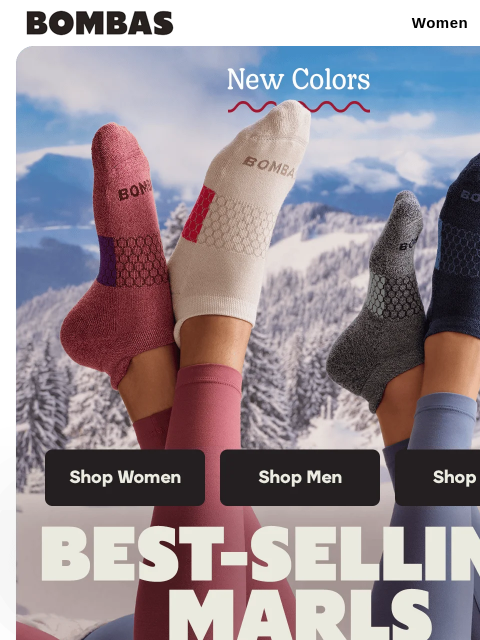 bombas newsletter: Your Go-To Socks, Refreshed