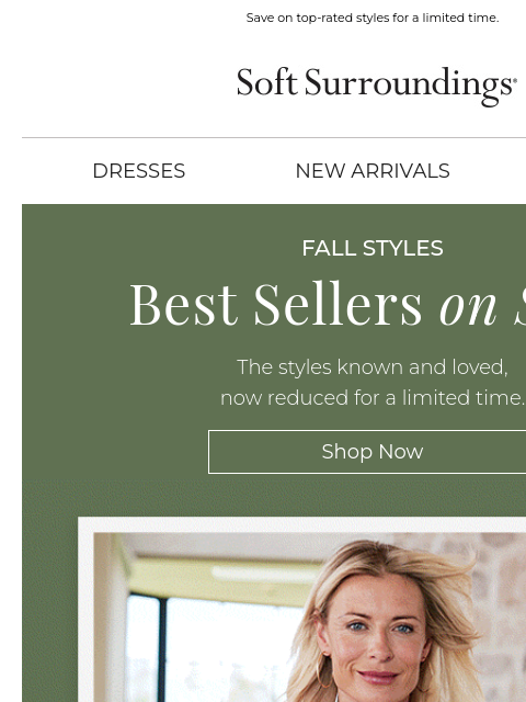 softsurroundings newsletter: Best of Fall Sale