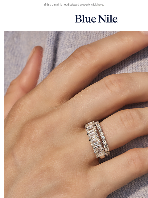 bluenile newsletter: The Fall Edit: Up to 30% Off* Select Pieces