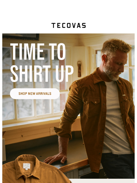 tecovas newsletter: Easy Does It | NEW Pearl Snaps
