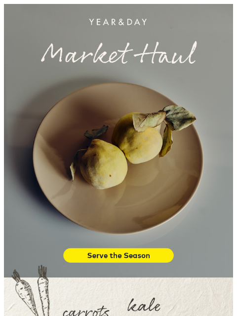 yearandday newsletter: Our fall market shopping list