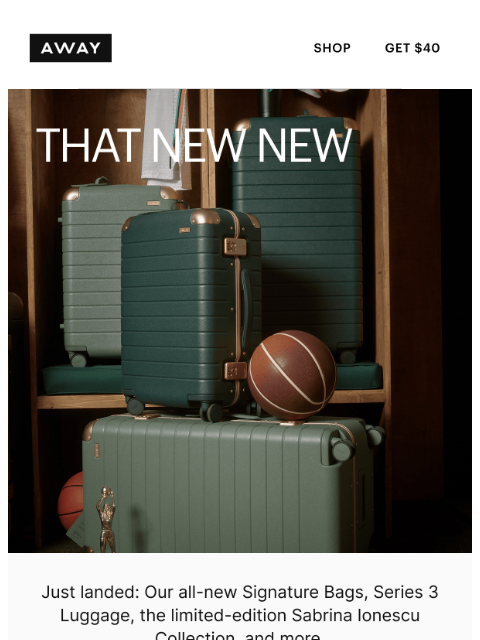 awaytravel newsletter: The new stuff is here.