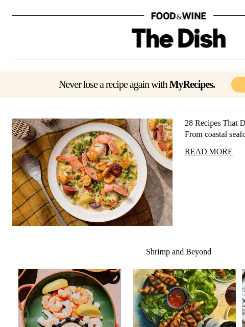 foodandwine newsletter: 28 Recipes That Define South Carolina Cooking