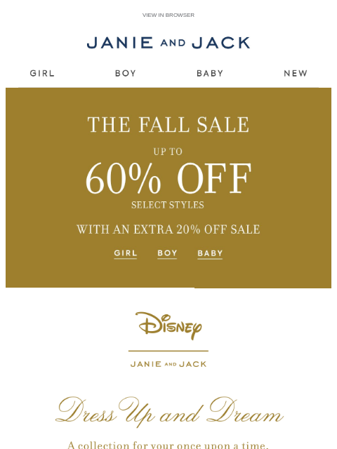 janieandjack newsletter: New to sale: our Disney Princess collection