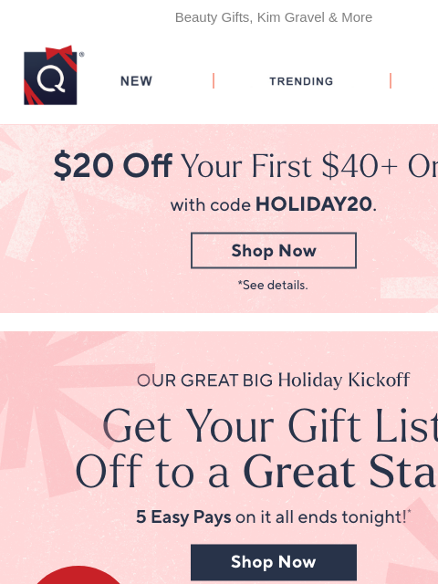 qvcemail newsletter: Last Day! 5 Easy Pays on Everything
