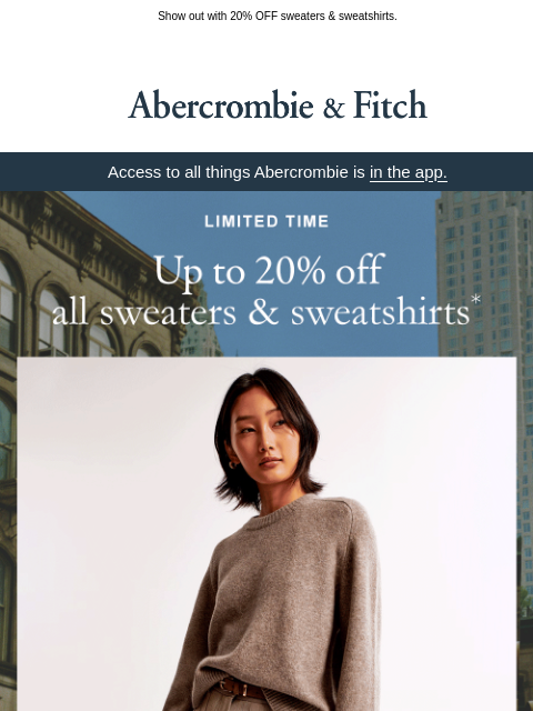 Show out with 20% OFF sweaters & sweatshirts. ͏ ͏ ͏ ͏ ͏ ͏ ͏ ͏ ͏ ͏ ͏ ͏ ͏ ͏ ͏ ͏ ͏ ͏ ͏ ͏ ͏ ͏ ͏ ͏ ͏ ͏ ͏ ͏ ͏ ͏ ͏ ͏ ͏ ͏ ͏ ͏ ͏ ͏ ͏ ͏ ͏ ͏ ͏ ͏ ͏ ͏ ͏ ͏ ͏ ͏ ͏ ͏ ͏ ͏ ͏ ͏ ͏ ͏ ͏ ͏ ͏ ͏ ͏ ͏ ͏ ͏ ͏ ͏ ͏ ͏ ͏ ͏ ͏ ͏ ͏ ͏