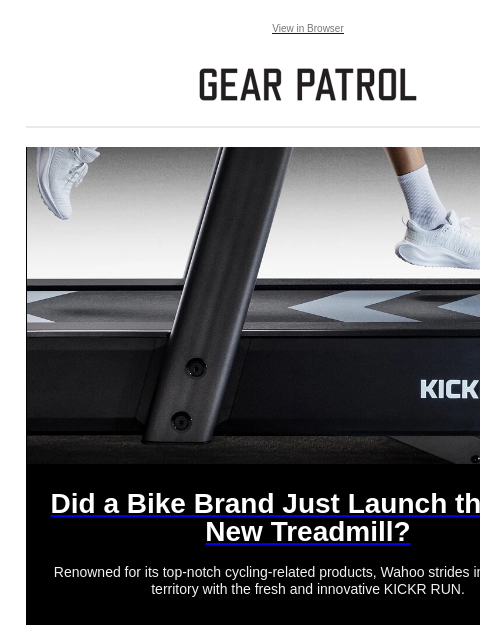 Plus, Tesla's Cybercab and cool new turntables Plus, Tesla's Cybercab and cool new turntables View in Browser Did a Bike Brand Just Launch the Best New Treadmill? Did a Bike Brand Just Launch