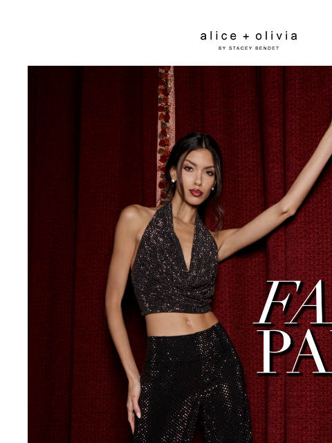 aliceandolivia newsletter: PARTY PANTS 🪩🍾🎊