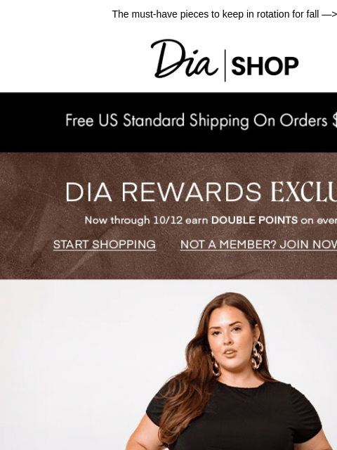 dia newsletter: Fall Capsule Staples You *Need*