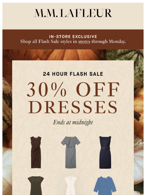 mmlafleur newsletter: NOW LIVE: Today’s Flash Sale