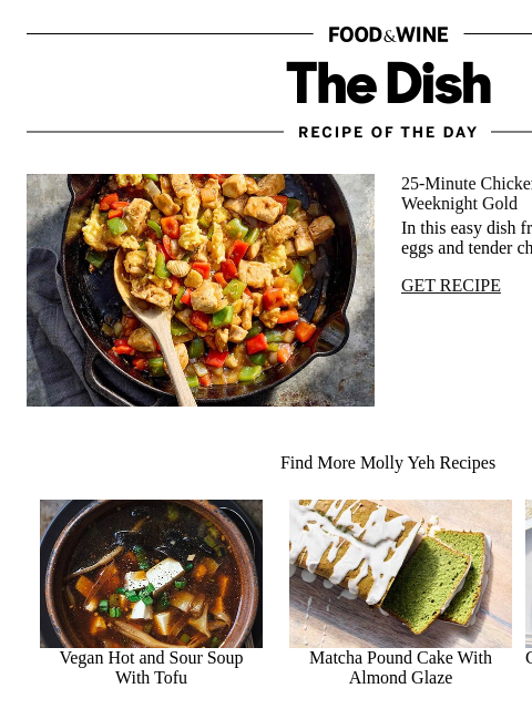 foodandwine newsletter: Chicken and Egg Stir-Fry