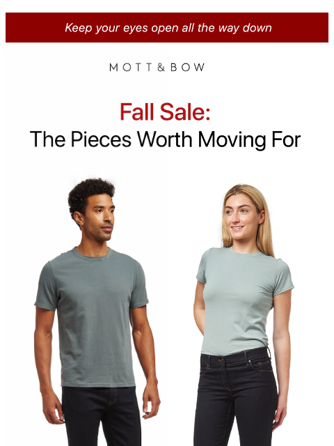 mottandbow newsletter: You’re late to fall’s best jeans.