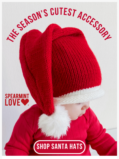 spearmintlove newsletter: The Season’s Cutest Accessory Has Arrived 🎅✨