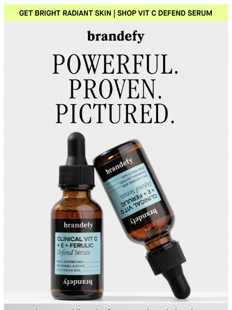 brandefyskin newsletter: Scary good before and afters